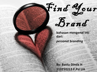 Find your brand