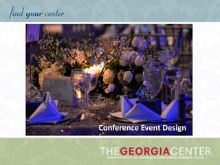 Conference Event Design
 