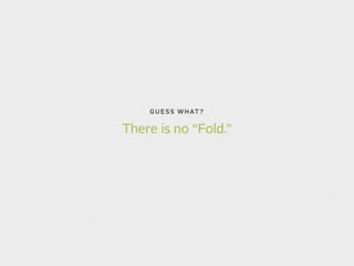 The Foldless Web