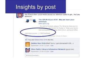 Insights by post 
