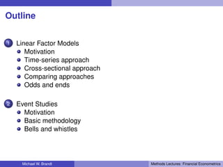 Fin econometricslecture | PPT