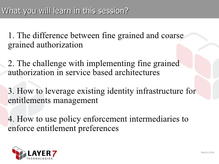Layer 7 Fine Grained Authorization for  Services