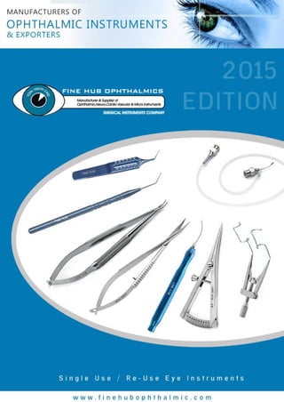 Ophthalmic Surgical Instruments  Sialkot Pakistan Basic Ophthalmology / Eye Surgery Instruments