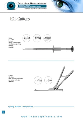 Ophthalmic Surgical Instruments Sialkot Pakistan Basic Ophthalmology ...