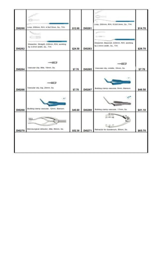 Micro Surgical Instruments - Titanium Surgical Instruments ...