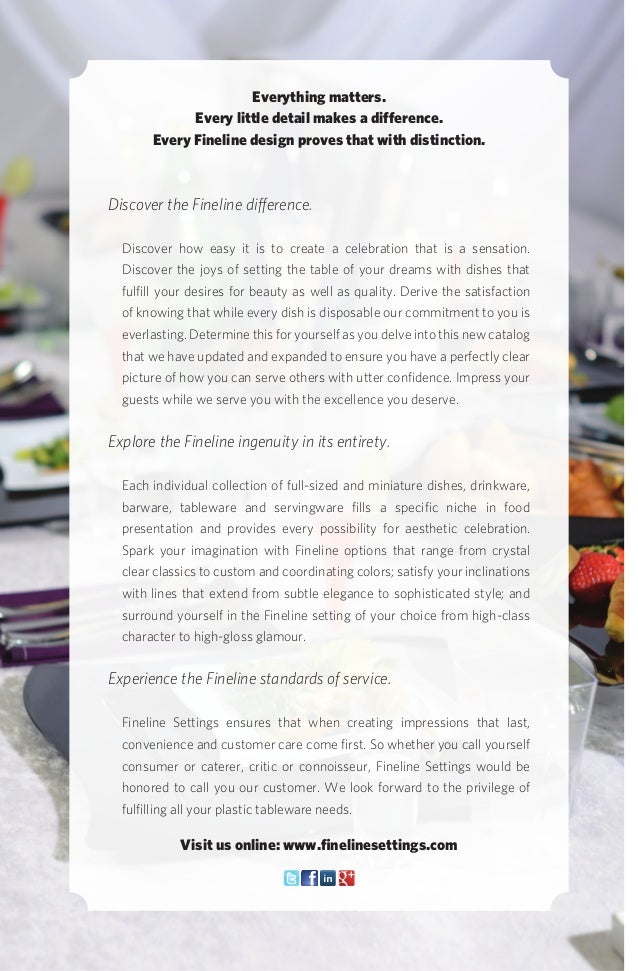 Upscale Disposable Dinnerware brochure new 2013 Upscale Disposable Dinnerware brochure new 2013