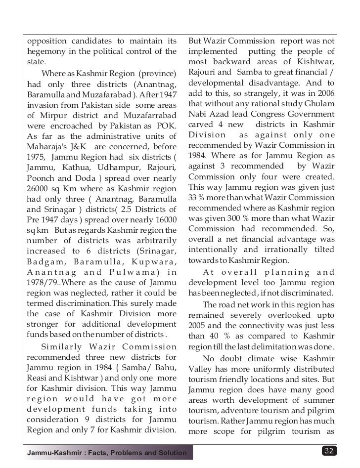 Write university essay kashmir problem