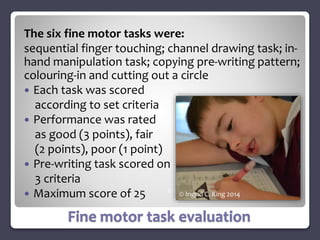 Fantastic Fingers®: Addressing young students fine motor needs through a collaborative modelling teacher training intervention
