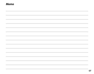 127
Memo
 
