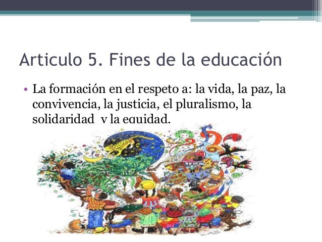 Fines de la educacion