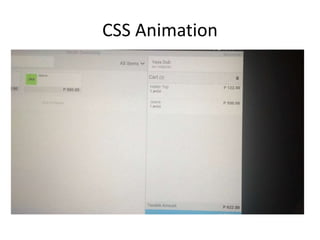 CSS Animation
 