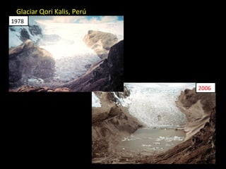Glaciar Qori Kalis, Perú 1978 2006 