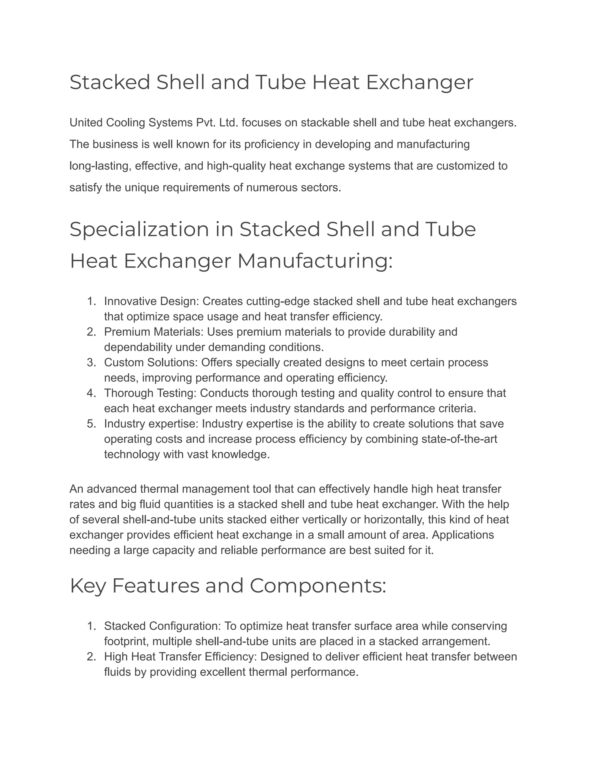 Expert in Heat Exchanger Manufacturing and Fin Fan Coolers | PDF