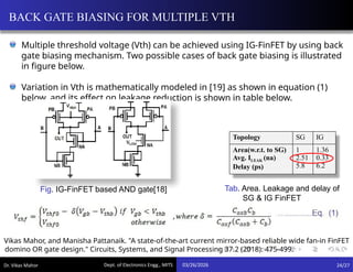Introduction to Low Power FinFET Based Integrated Circuit Design and ...