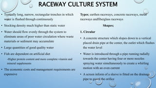 Finfish culture systems and practices | PPTX