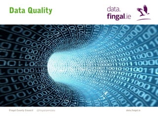 Data Quality

Fingal County Council

@fingalopendata

data.fingal.ie

 