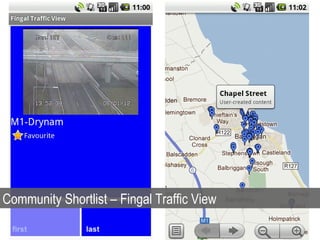 Community Shortlist – Fingal Traffic View 