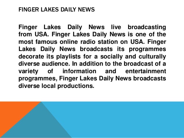 finger lakes daily news