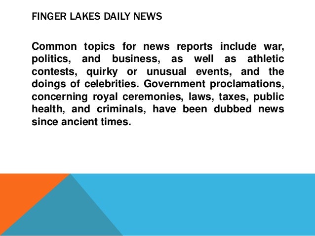 finger lakes daily news