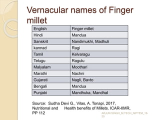 Finger millet status paper-1 | PPTX