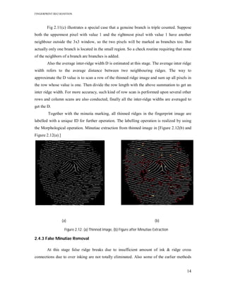Fingerprint Recognition Technique(PDF) | PDF
