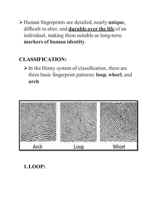 Finger print | DOCX
