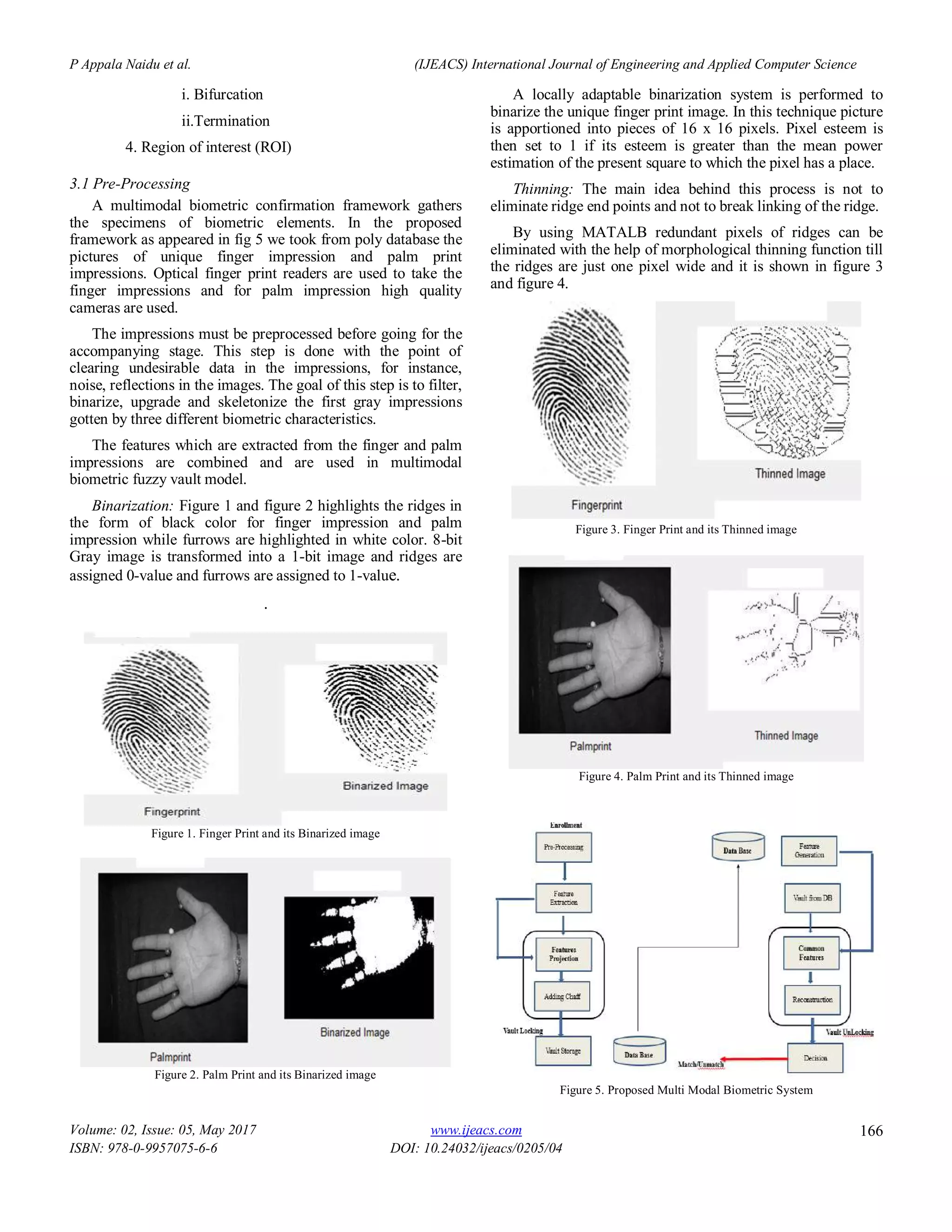Fingerprint and Palmprint Multi-Modal Biometric Security System | PDF