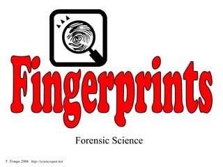 Forensic Science Fingerprints T. Trimpe 2006  http://sciencespot.net 