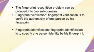 Fingerprint Authentication Seminar.pptx