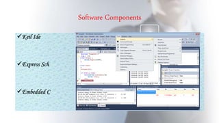 Software Components
Keil Ide
Express Sch
Embedded C
 
