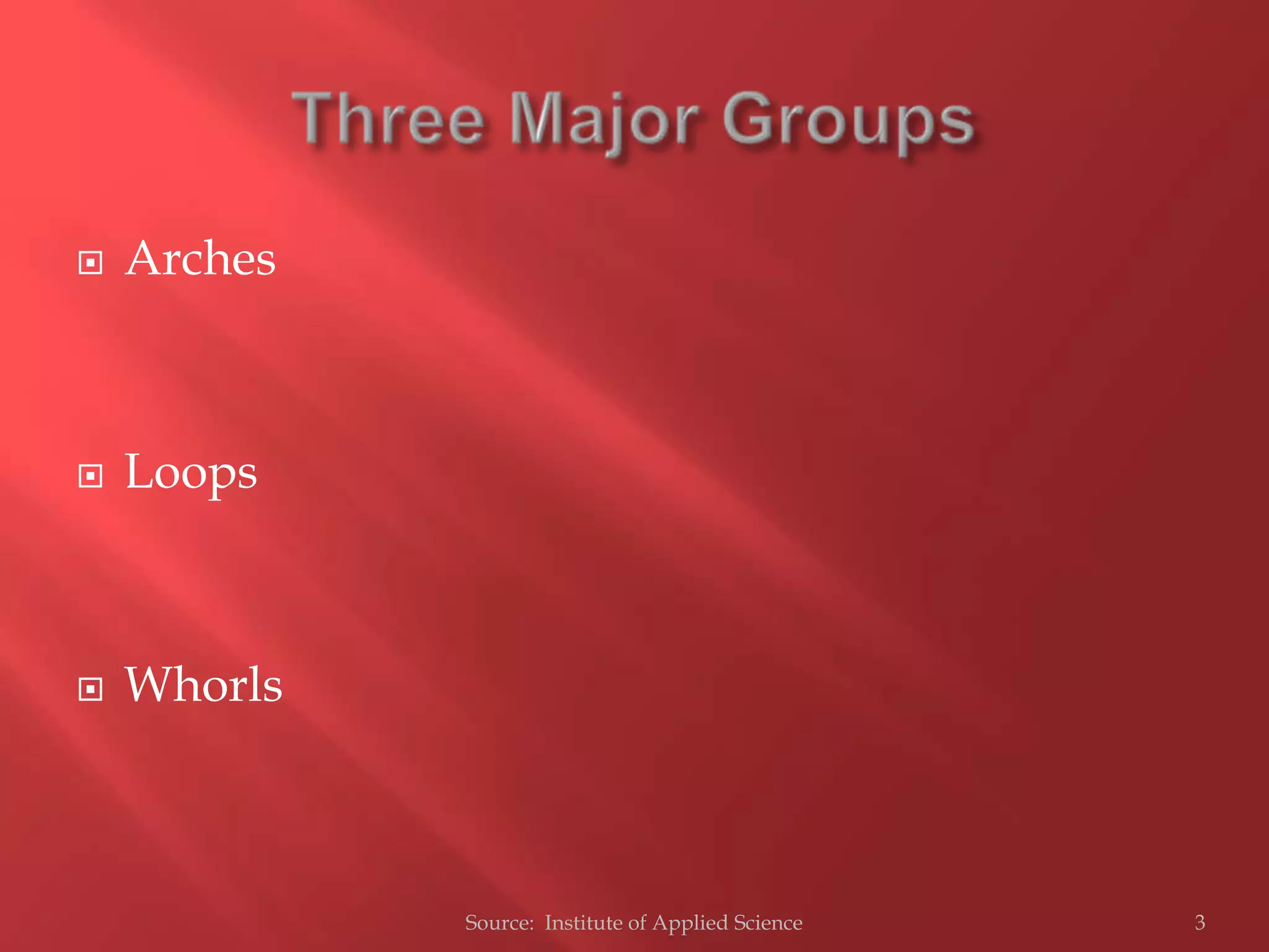 Fingerprint classification rules | PPTX