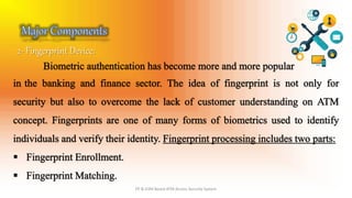 Fingerprint & GSM based ATM Access Security System | PPTX