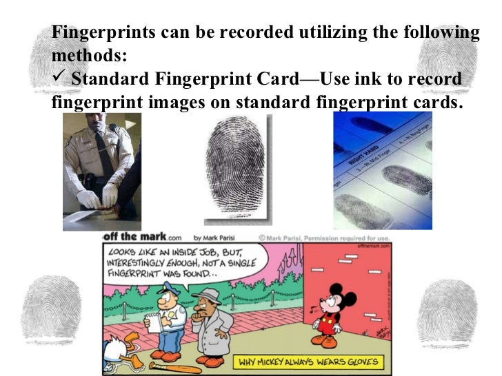 Fingerprints - Creative Science