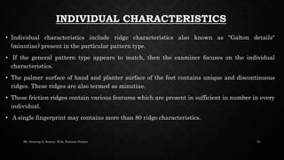 Sufficient Ridges Fingerprint - Everything You Need To Know About Fingerprints | PPTX