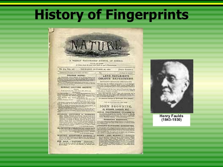 fingerprints faulds
