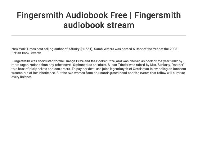 fingersmith author