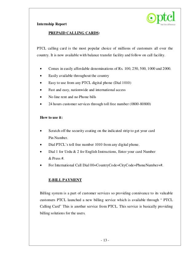 ptcl report Mba it aiou mba marketing among all of these the head to head competitor is ptcl calling card, internship report for mba information technology . ptcl report Mba it aiou mba marketing among all of these the head to head competitor is ptcl calling card, internship report for mba information technology .