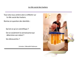 Le Bio artLien vers vidéo bioart/environnentGeorges Gessert :« Cet anthropocentrisme nous coupe des animaux et des plantes (...) La génétique, en revanche, souligne les similitudes de toutes les vies. »Natalie JeremijenkoIngénieur, scientifique et bio artiste.