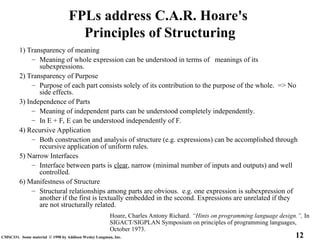 functional programming language of pcpf subject | PPT