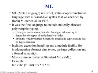 functional programming language of pcpf subject | PPT