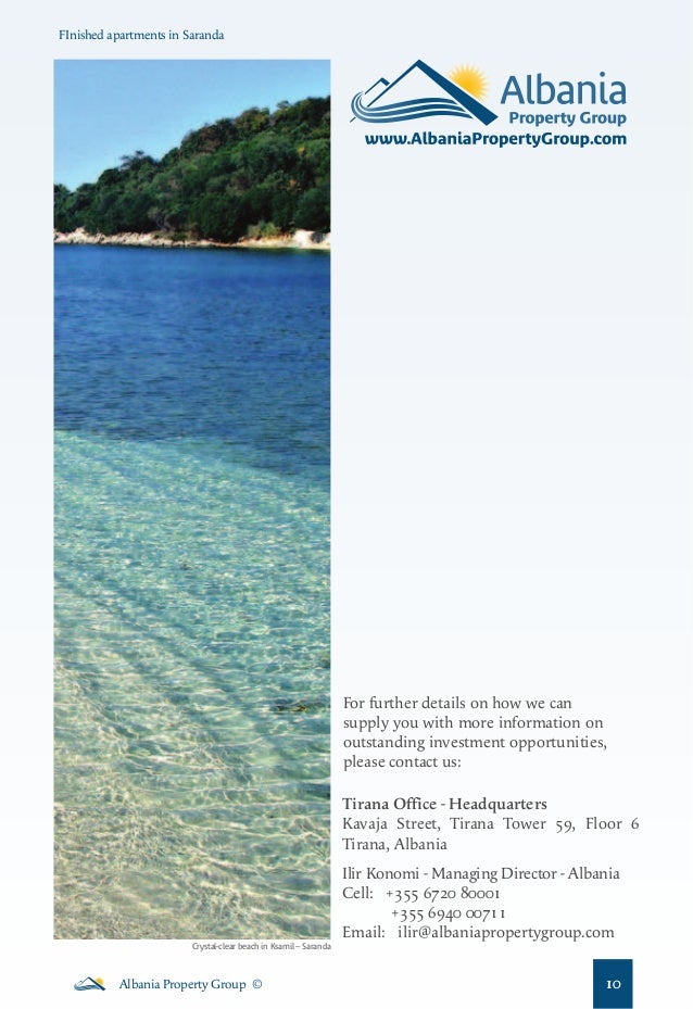 Saranda Sunset Finished Apartments by Albania Property Group