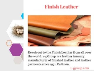 Finished leather usa