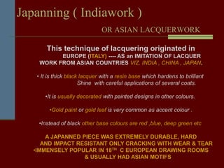 Japanning Process FINISHES TO WOODEN FURNITURE AND OTHERS.pdf