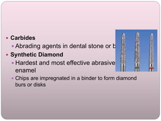 Abrading Form finishing and polishing in dental medicine.pptx