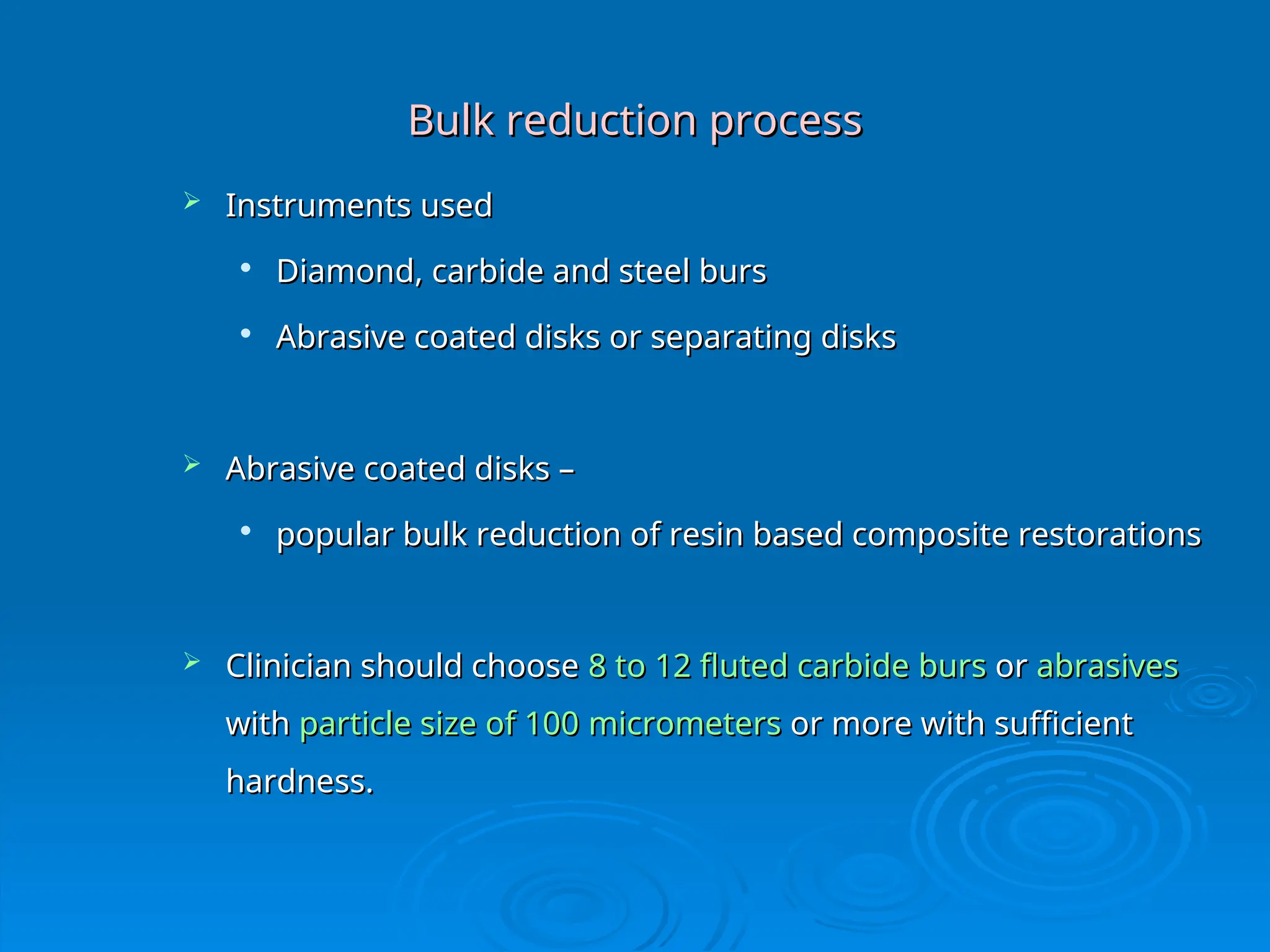 Finishing and Polishing of Restorations. | PPT