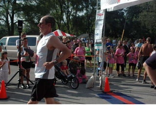 Finishing cont. dow run walk