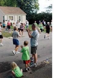 Finishing cont. dow run walk