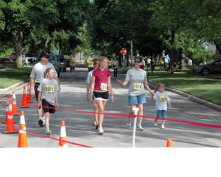 Finishing cont. dow run walk