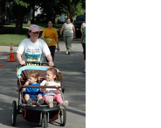 Finishing cont. dow run walk