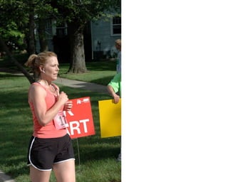 Finishing cont. dow run walk